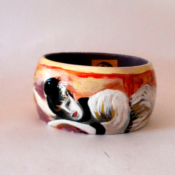 bracciale dipinto a mano La dame Boldini