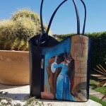 Borsa dipinta a mano, IL BACIO DI HAYEZ